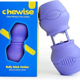 PetClan Chewise Bully Stick Holder - Ultimate Safety & Robust Design, BPA-Free, Prevents Choking Hazard, Suitable for Various Bully Sticks and Dog Sizes