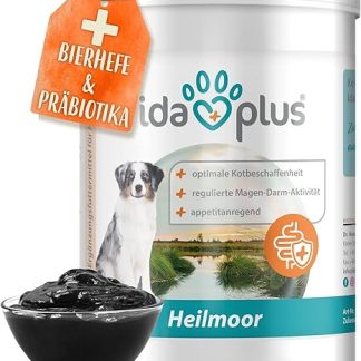 Ida Plus Heilmoor 1000 g - Improves Faeces Texture - Optimal Digestion in the Dog - Valuable B Vitamins - for Appetite Stimulation - with Natural Peat from the High Moor