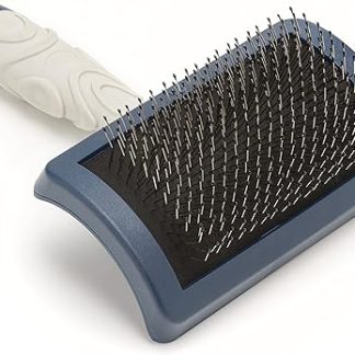 Mikki Slicker Brush for Smoothing Dog & Puppy Fur and Coat Changing Brush for Poodle Crosses such as Cockapoos, Labradoodles, Cavapoos, Maltipoos and Golden Doodles