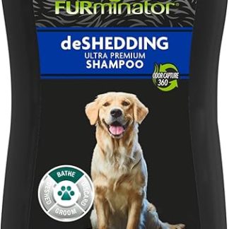 FURminator deShedding Dog Shampoo - Premium Shampoo for Dogs Effectively Removes Loose Hair, 473 ml