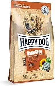Happy Dog 60517 NaturCroq Beef & Rice Dry Food with Local Herbs for Adult Dogs 15 kg Content