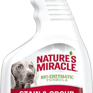 Nature's Miracle Dog Stain & Odour Remover, Enzyme Cleaner for Easy Removal of Pollution, Odour Neutraliser with Citrus Fragrance, 709 ml