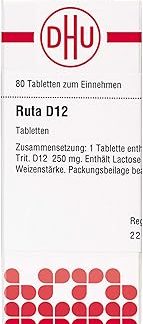 DHU Ruta D12 Tablets, Pack of 80 Tablets