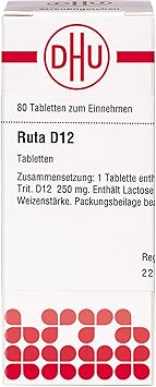 DHU Ruta D12 Tablets, Pack of 80 Tablets