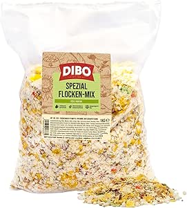 Special flake mix, 1 kg bag, dietary supplement as a healthy, natural diet for dogs from DIBO, dog food, barf, B.A.R.F.