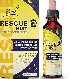 RESCUE Night Pets - Drip Counter - Rest for Animals - Ideal for Travel, Grooming, Noise - Vegan & Alcohol Free - 20ml
