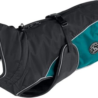 HUNTER UPPSALA COSY Dog Coat, Winter Coat, Water Repellent, Reflective, 30, Anthracite/Petrol