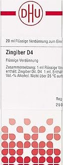 DHU Zingiber D4 Dilution, 20.0 ml Solution