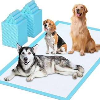 Extra Large Dog Pipi Pads, 40 Pads 80 x 120 cm Disposable Training Pads, Puppy Pads with High Absorbency and Leak-proof Protection for House Training of Cats, Rabbits
