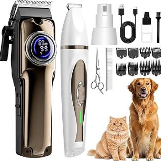 Dog Paw Trimmer with LED Lighting