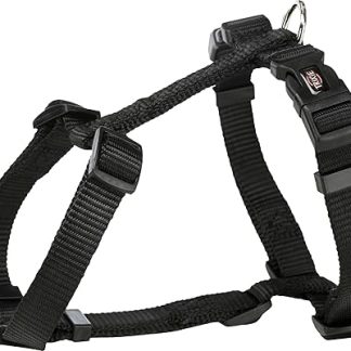 Trixie 20341 Premium H harness, M-L: 52-75 cm / 20 mm, black