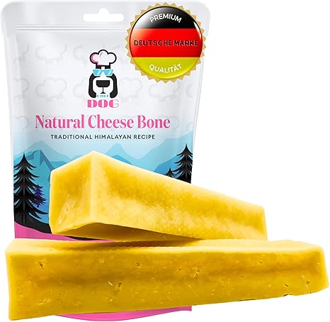 Chef Dog Yak Cheese for Dogs M - Chew Bone Dog - Natural Cheese Sticks without Additives - Cheese Bone Dog for Puppies and Dogs of All Sizes