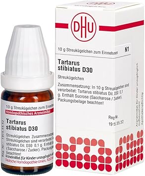 Tartarus Stibiatus D 30 Globules 10 g