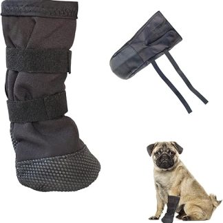 Dog Paws Recovery Shoe, Dog Shoes Paw Protection Outdoor, Dog Socks Non-Slip and Lick Protection, Dogs Recovery Boots for Stop Licking, Large Dogs Indoor and Outdoor for Pet Injury (M)
