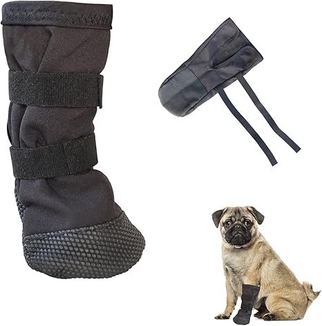 Dog Paws Recovery Shoe, Dog Shoes Paw Protection Outdoor, Dog Socks Non-Slip and Lick Protection, Dogs Recovery Boots for Stop Licking, Large Dogs Indoor and Outdoor for Pet Injury (M)