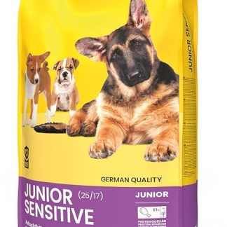 JosiDog Junior Sensitive (1 x 15 kg) | Junior | Premium Dry Food for Growing, Sensitive Dogs | Puppy Food from the 8th Week | Well Tolerated | Powered by Josera | Dog Food | Pack of 1