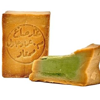 Carenesse Original Aleppo Soap, 80 % Olive Oil, 20 % Laurel Oil Approx. 170 g Olive Oil Soap, Traditional Handmade Hair Soap / Shower Soap / Shaving Soap / Hand Soap, Natural, Vegan, Natural Cosmetics