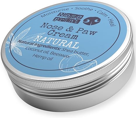 100% Natural Dog Nose and Paw Balm Paw Protection, Paw Balm for Dogs, Dog Paw Care Dog Paw Balm Moisturises and Nourishes and Relieves Dry and Cracked Pads (30 ml)