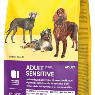 JosiDog Adult Sensitive (3 x 2.7 kg) | Adult | Premium Dry Food for Sensitive Dogs | Particularly Digestible with Lots of Poultry Protein | Gluten Free | Powered by Josera | Dog Food | Pack of 3