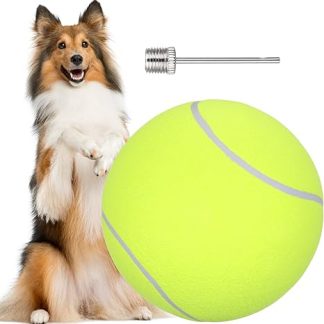 SOIMISS Tennis Giant Outdoor Mega Jumbo Pets Solid Foam Plus Size Chew Toy Large Dogs Solid Outdoor Giant Dog Toy Pet Ball Orange Ball Launcher for Dogs