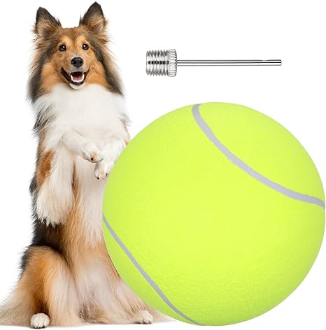 SOIMISS Tennis Giant Outdoor Mega Jumbo Pets Solid Foam Plus Size Chew Toy Large Dogs Solid Outdoor Giant Dog Toy Pet Ball Orange Ball Launcher for Dogs