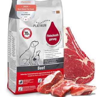 Platinum Beef & Potatoes 5 kg Croquettes for Dogs Grain Free Semiumide Manzo