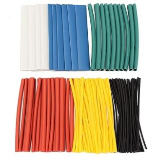 RanDal 100-Piece Heat Shrink Tube Car Electrical Cable Wire Wrap Tubing Sleeves