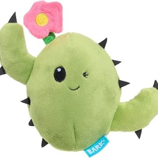 Barkbox 2-in-1 Interactive Plush Dog Toy - Rip and Reveal Toy for Dogs and Puppies - Stimulating Squeaky Pet Toy, Consuela Cactus (L)