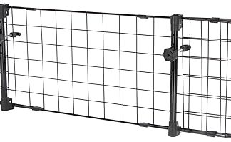 Kerbl Pet Car Safety Gate, 96-145 x 30 cm, Boot Divider for Safe Transport of Dogs in the Car, Easy Installation, Width Individually Adjustable