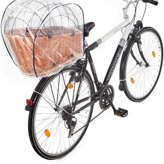Tigana Rain Cover for Dog Bike Baskets in XL and XXL