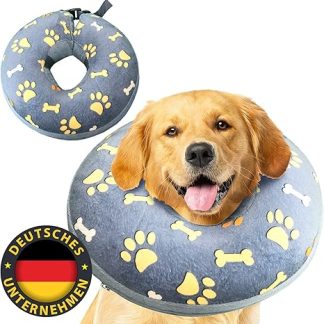 Inflatable Neck Collar for Dogs and Cats, Lick Protection, Neck Collar, Dog Collar, Soft Surgical Collar, XL