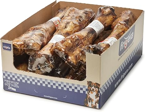 Frigera Calf Lower Leg 1 Piece 500 g - Long-Lasting Chewing Fun, Natural Chew Snack for Dental Care and Joint Support, Long-Lasting Chewing Fun, Gluten and Grain-Free