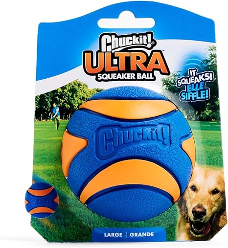 Chuckit! Ultra Squeaker Ball for Dogs, l