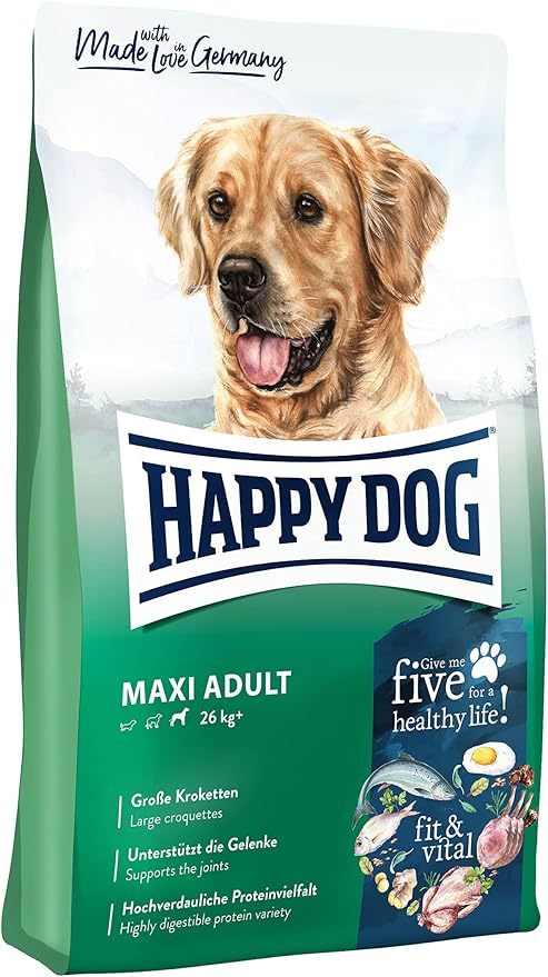 Happy Dog 60761 Supreme Fit & Vital Maxi Adult Dry Dog Food for Large Dogs 14 kg Capacity