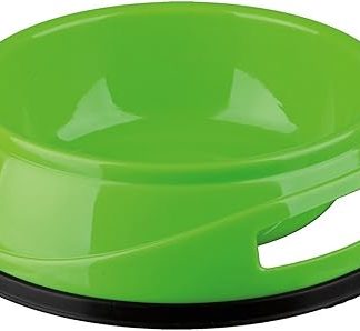 Trixie Plastic Dog Bowl with Rubber Base Ring, 12 cm Diameter