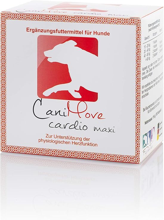 CaniMove Cardio Maxi - Veterinary Supplementary Food for Large Dogs to Support Heart, Blood Pressure and Circulation, 1 Pack (100 Capsules)