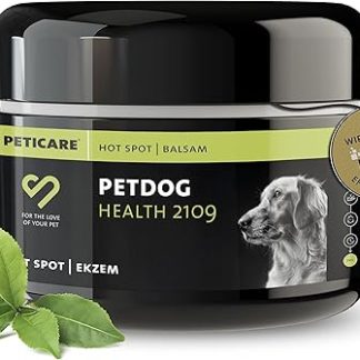 Peticare petDog Health 2109 Hot Spot Balm for Dogs | Especially for Hotspots & Eczema of All Types | Relieves Itching & Supports Regeneration Process | Unique PRS® System for Long Effect