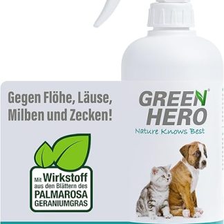 Flea and Tick Protection 500 ml the Tick Spray and Flea Remedy for Dogs and Cats, Effective Flea Spray for Direct Use on the Animal in Acute Infestation or for Protection