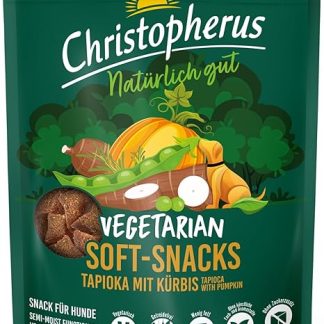 Christopherus Vegetarian Soft Snack Tapioca with Pumpkin, 125 g