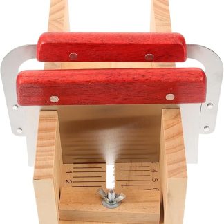 DOITOOL Seifenschneider Aus Holz Und Für Seifenherstellung Seifenformschneider Als DIY-seifenzubehör Handgefertigte Seifenherstellungsform Seifenherstellungswerkzeuge Für Präzises