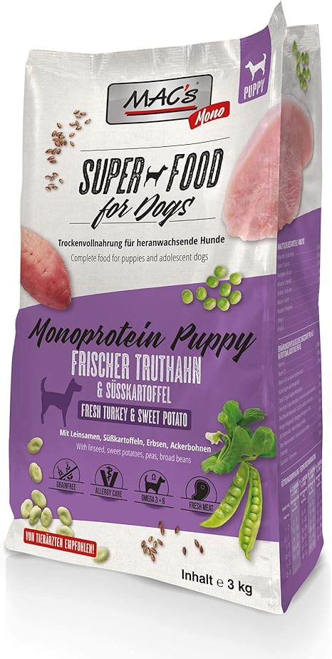 MAC's Dog Mono Turkey - Puppy 3 kg