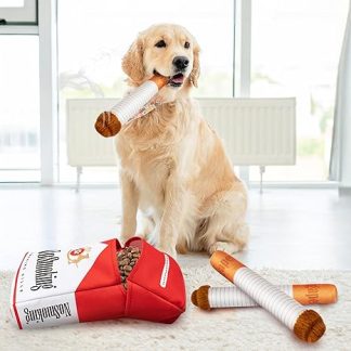 Homrich Dog Toy Squeaky, Plush Intelligent Chew Toy for Puppies, Medium and Large Dogs, Interactive & Durable
