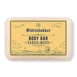 Störtebekker Premium Body Bar Sandalwood Solid Shower Gel Men & Women Solid Shower Soap Natural Cleaning, Wonderful Fragrance Handmade & No Additives (120 g)