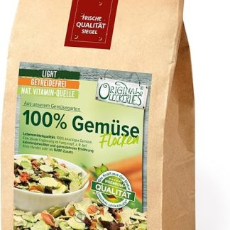 Original-Leckerlies: 100% Vegetable Flakes, 2 kg Grain-Free Vegetable Flakes, Dog Flakes, Barf Additive Dog Food - Natural Product for Dogs