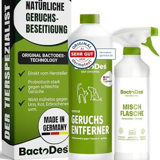 BactoDes Animal Animal Odour Remover Effective Odour Remover Cat Urine, 1l