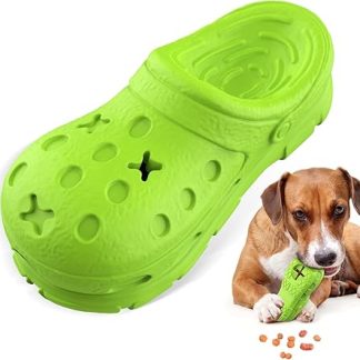 RUXAN Indestructible Dog Toy for Aggressive Chewers - Food Treat Dispensing Dog Interactive Toy Natural Rubber Dog Toy for Small/Medium/Large Dogs