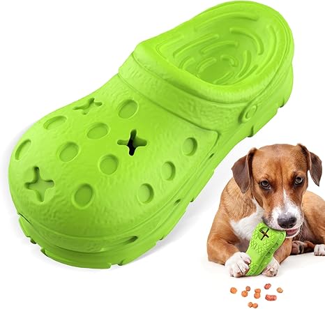RUXAN Indestructible Dog Toy for Aggressive Chewers - Food Treat Dispensing Dog Interactive Toy Natural Rubber Dog Toy for Small/Medium/Large Dogs