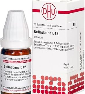 Belladonna D12 DHU Tablets, Pack of 80 Tablets