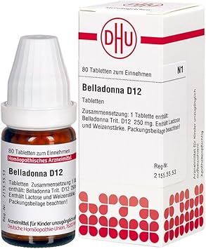 Belladonna D12 DHU Tablets, Pack of 80 Tablets