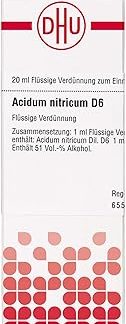 DHU Acidum Nitricum D6 Dilution, 20 ml Solution